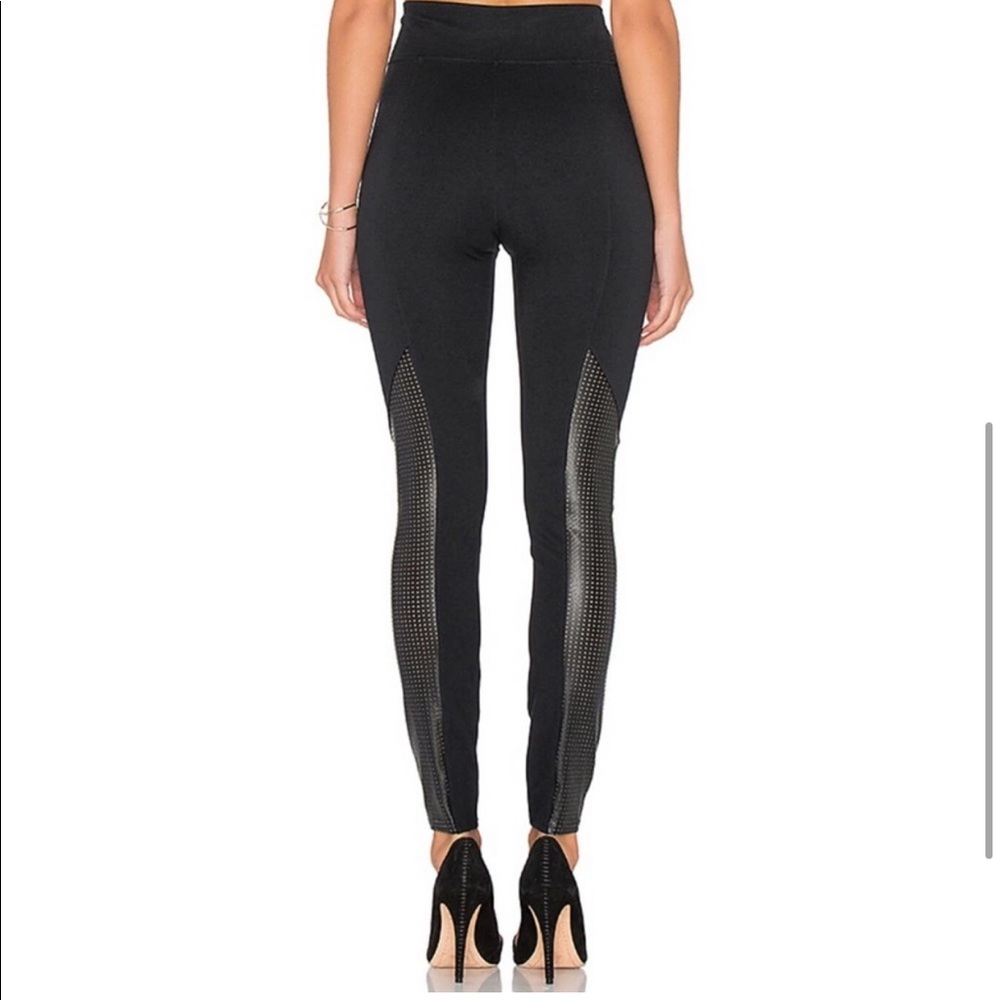 Spanx Perforated Black Leggings